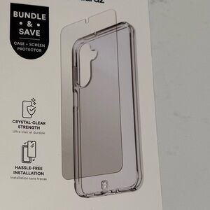 NWT Samsung Galaxy A71 5G Clear Case and Tempered glass screen protector